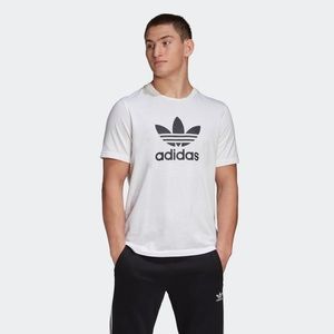Adidas White Trefoil Top size S